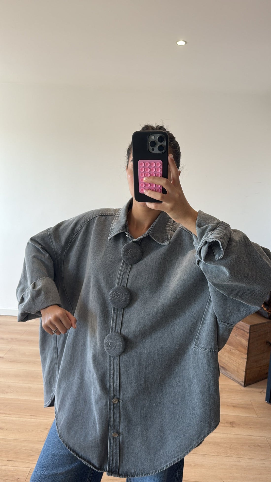 VESTE « MANDY » GRIS