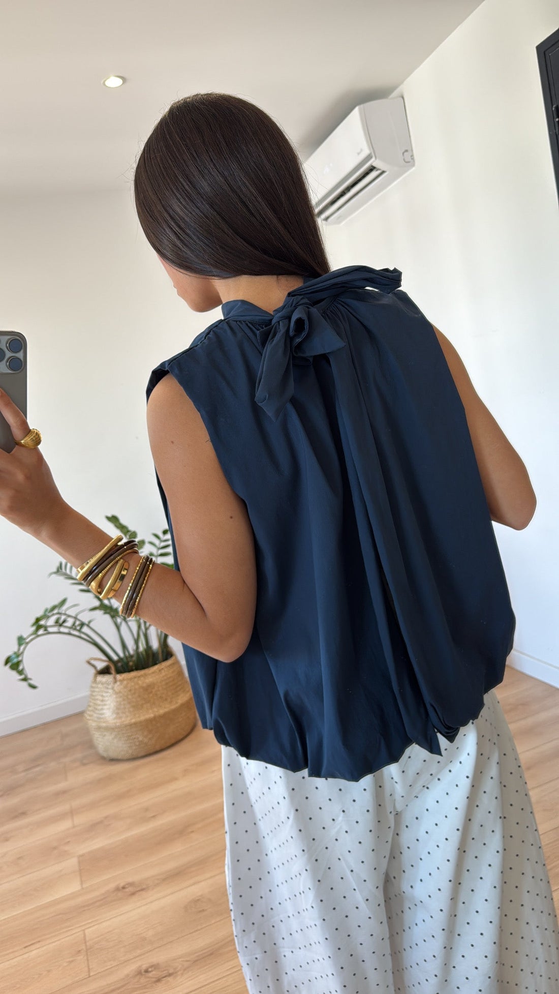 BLOUSE BLEU « REBECCA »