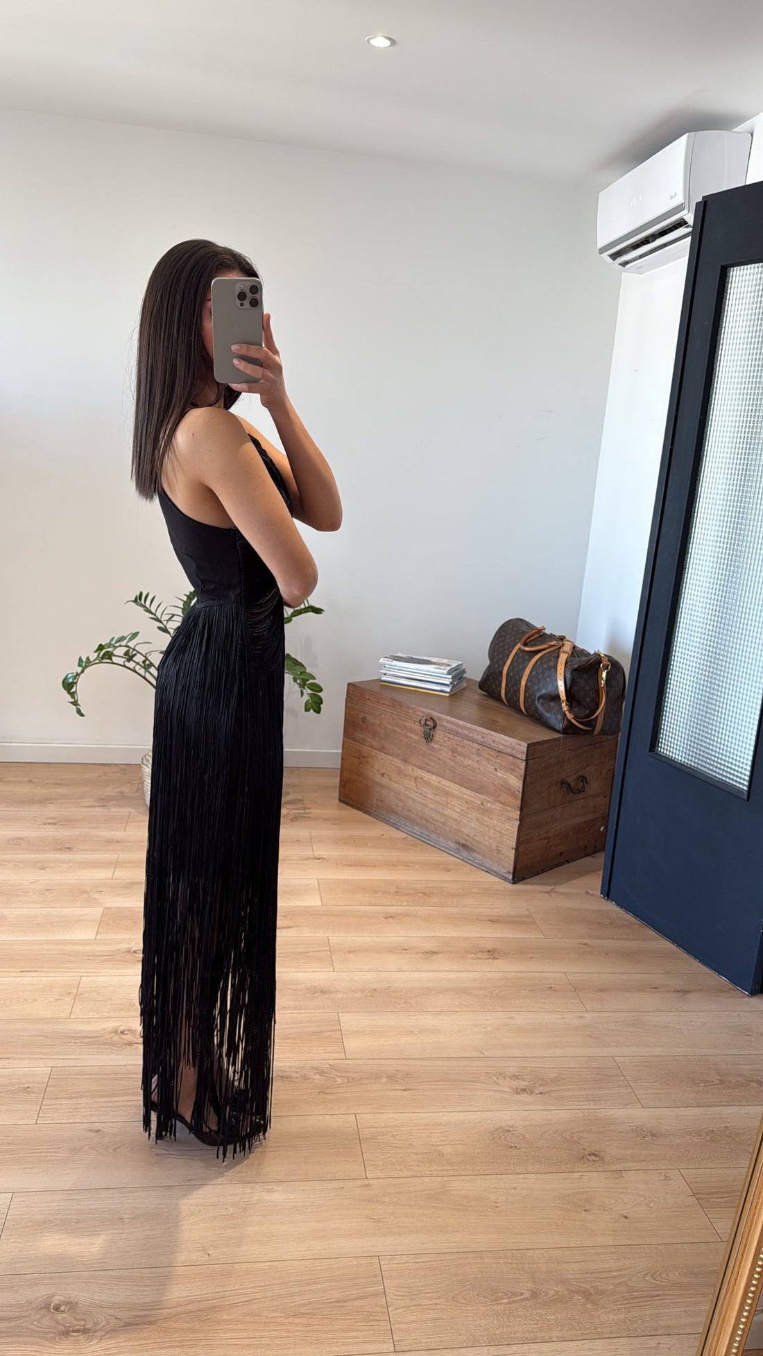 ROBE « KIM » À FRANGES