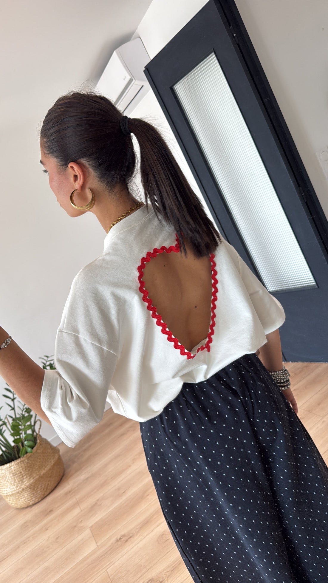 T-SHIRT BLANC "COEUR" PRÉ COMMANDE 10 juin